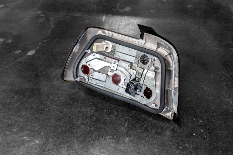 BMW E36 Sedan DEPO Euro Red/Clear Tail Lights - 63211393431, 63211393432-Exterior Lights-grip-drift-Garagistic-bmw