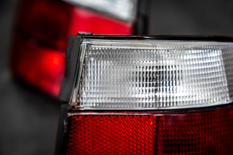 BMW E34 DEPO Red/Clear Tail Lights - 63211389011, 63211389012-Exterior Lights-grip-drift-Garagistic-bmw