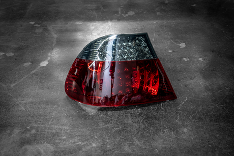 BMW E46 Coupe DEPO Red/Smoke LED Tail Lights - 63216937449, 63216937450, 63216920699, 63216920700, 63216920705, 63216920706-Exterior Lights-grip-drift-Garagistic-bmw