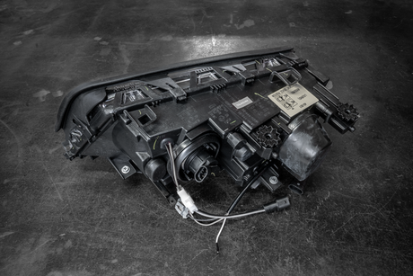 BMW E46 Sedan DEPO Black Projector Angel Eye Headlights - 63126902753, 63126902754, 63126902763, 63126902764, 63126906495, 63126906496-Exterior Lights-grip-drift-Garagistic-bmw