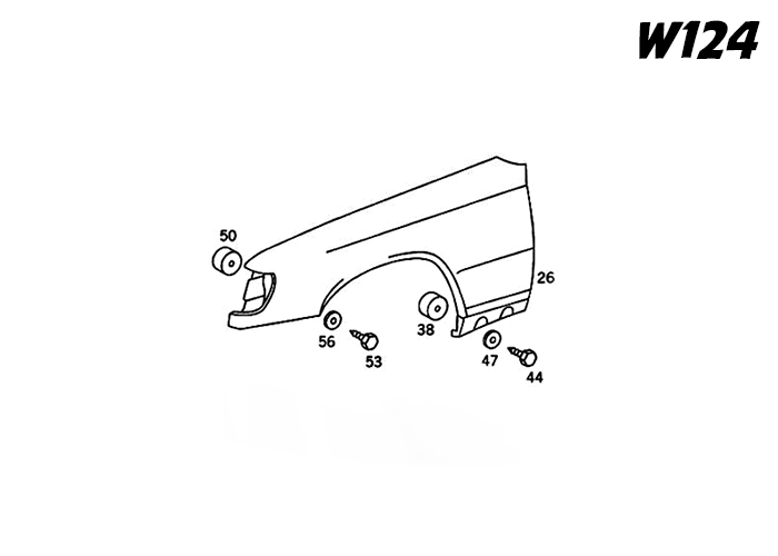 Mercedes W201 & W124 Fender Spacers-Exterior Body Parts-grip-drift-Garagistic-bmw