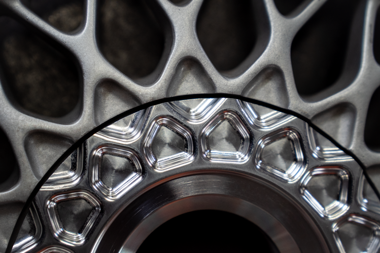 BBS RS Aluminum Waffle Plate 09-24-028 Center Caps 09.24.028, 0924028, 09 24 028-Wheel Accessories-grip-drift-Garagistic-bmw