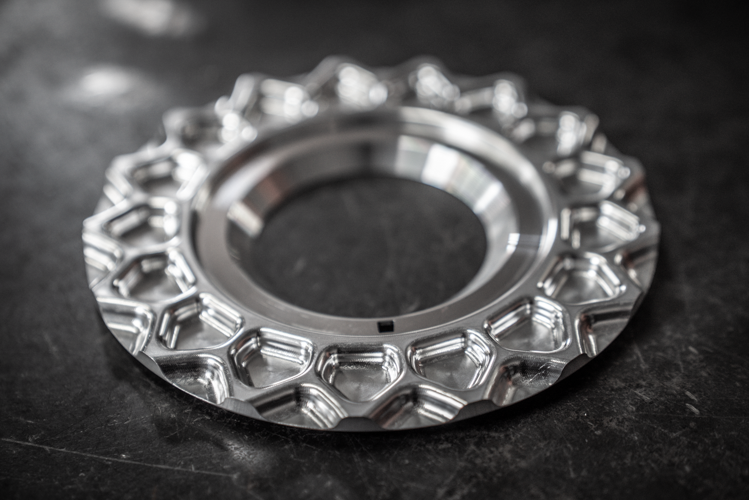 BBS RS Aluminum Waffle Plate 09-24-028 Center Caps 09.24.028, 0924028, 09 24 028-Wheel Accessories-grip-drift-Garagistic-bmw