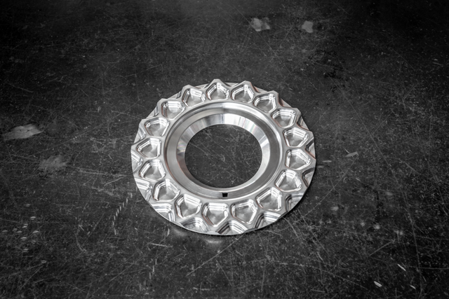 BBS RS Aluminum Waffle Plate 09-24-028 Center Caps 09.24.028, 0924028, 09 24 028-Wheel Accessories-grip-drift-Garagistic-bmw