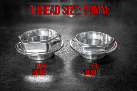 BBS RS Replacement Large Thread (72mm) Hex Nuts - Billet Aluminum-Wheel Accessories-grip-drift-72mm-1/2 Height-Garagistic-bmw