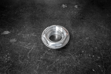 BBS RS Replacement Small Thread (58mm) Hex Nuts - Billet Aluminum-Wheel Accessories-grip-drift-58mm-Full Height-Garagistic-bmw