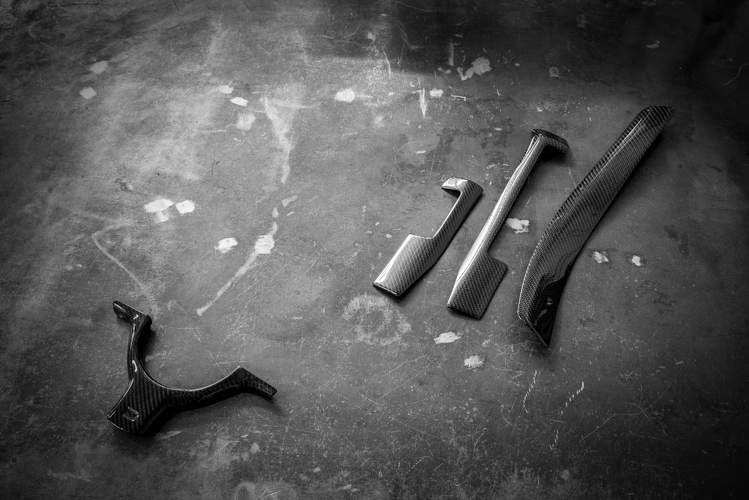 BMW E46 Carbon Interior Dash Trim Covers - 2 Door and 4 Door (M3, 330, 328, 325)-Interior Parts-grip-drift-No- Don't Add Auto Trans Carbon Trim-No - Don't Add Matching Carbon Door Trim-Yes - Add Carbon Steering Wheel Trim-Garagistic-bmw