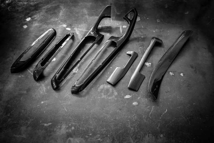 BMW E46 Carbon Interior Dash Trim Covers - 2 Door and 4 Door (M3, 330, 328, 325)-Interior Parts-grip-drift-No- Don't Add Auto Trans Carbon Trim-Yes - Add Matching Carbon Door Trim (2 Door only!)-No - Don't Add Carbon Steering Wheel Trim-Garagistic-bmw