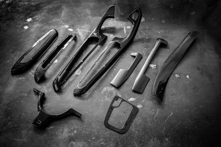 BMW E46 Carbon Interior Dash Trim Covers - 2 Door and 4 Door (M3, 330, 328, 325)-Interior Parts-grip-drift-Yes - Add Auto Trans Carbon Trim-Yes - Add Matching Carbon Door Trim (2 Door only!)-Yes - Add Carbon Steering Wheel Trim-Garagistic-bmw