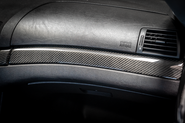 BMW E46 Carbon Interior Dash Trim Covers - 2 Door and 4 Door (M3, 330, 328, 325)-Interior Parts-grip-drift-No- Don't Add Auto Trans Carbon Trim-No - Don't Add Matching Carbon Door Trim-No - Don't Add Carbon Steering Wheel Trim-Garagistic-bmw