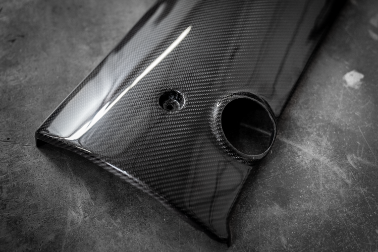 BMW E46 M54 / M52 Carbon Engine Cover - 11127526445, 11121710781-Engine Accessories-grip-drift-Yes - Add Fuel Rail Cover-Garagistic-bmw