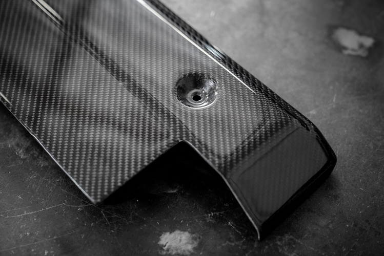 BMW E46 M54 / M52 Carbon Engine Cover - 11127526445, 11121710781-Engine Accessories-grip-drift-Yes - Add Fuel Rail Cover-Garagistic-bmw