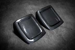 BMW E46 Carbon Fiber Seat cover, Coupe and Sedan - M3, 325i, 330, 52108235907, 52108235908, 52108267636-Interior Parts-grip-drift-Garagistic-bmw