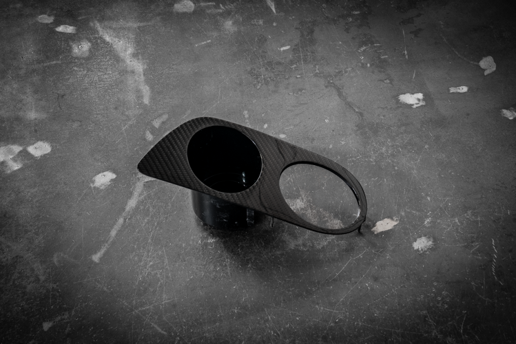 BMW E46 M3 Carbon Fog Light Cover - Hamann Style-Exterior Body Parts-grip-drift-Garagistic-bmw