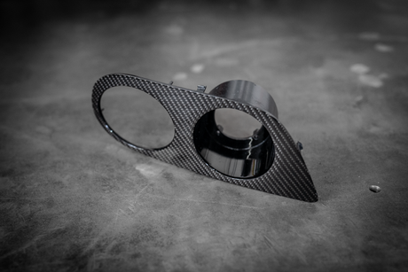 BMW E46 M3 Carbon Fog Light Cover - Hamann Style-Exterior Body Parts-grip-drift-Garagistic-bmw