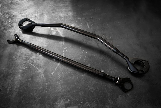 BMW E46 M3 LTW Front Strut Bar exclusive at Garagistic