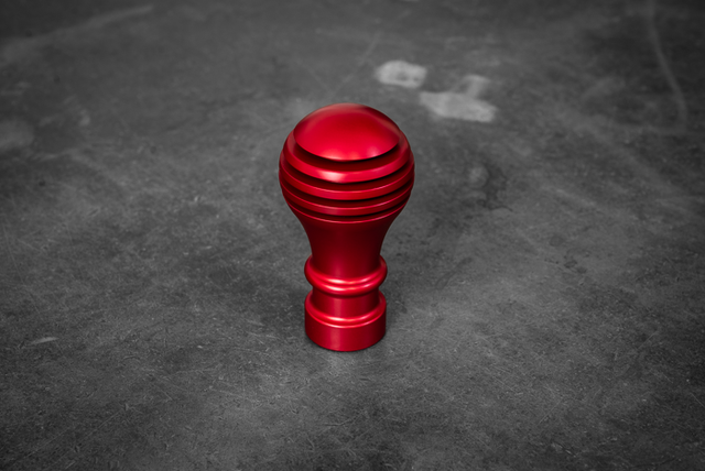 Garagistic Honeycomb Aluminum Shift Knob for BMW E82, E92, E30, E34, E36, E46-Shifter Accessories-grip-drift-Anodized Red-Garagistic-bmw