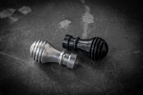 Garagistic Honeycomb Aluminum Shift Knob for BMW E82, E92, E30, E34, E36, E46-Shifter Accessories-grip-drift-Bare aluminum-Garagistic-bmw