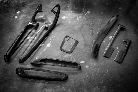 BMW E46 Carbon Fiber Automatic Transmission Trim-Interior Parts-grip-drift-Yes - Add Matching Carbon Dash Trim-No - Don't Add Carbon Steering Wheel Trim-Yes - Add Carbon Door Trim (2 Door only!)-Garagistic-bmw