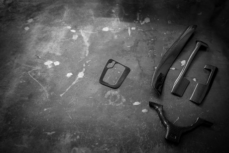 BMW E46 Carbon Fiber Automatic Transmission Trim-Interior Parts-grip-drift-Yes - Add Matching Carbon Dash Trim-Yes - Add Carbon Steering Wheel Trim-No - Don't Add Carbon Door Trim?-Garagistic-bmw