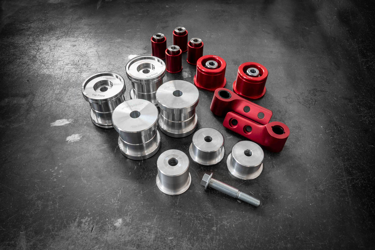 BMW E36 Complete Race Suspension Bushing Kit-Suspension Bushings-grip-drift-Aluminum-Offset - E36 Control Arms-No thanks-Garagistic-bmw
