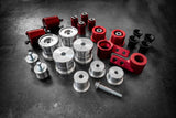 BMW E36 Complete Race Suspension Bushing Kit-Suspension Bushings-grip-drift-Aluminum-Offset - E46 Control Arms-Add Solid Engine and Transmission Bushings-Garagistic-bmw