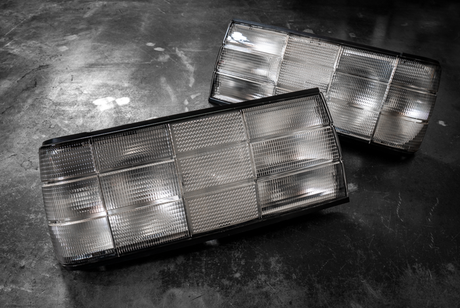 BMW E30 Late Model Full Clear Tail Lights-Exterior Lights-grip-drift-Garagistic-bmw