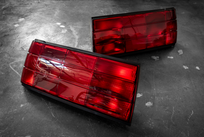 BMW E30 Late Model All Red MHW Style Tail Lights-Exterior Lights-grip-drift-Garagistic-bmw