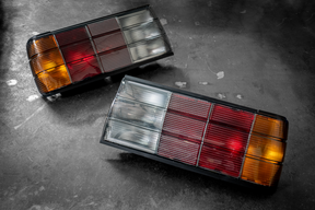 BMW E30 Late Model Clear MHW Style Tail Lights-Exterior Lights-grip-drift-Garagistic-bmw