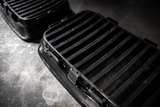 E36 (92-95) Matte Black Kidney Grille Set - 51138122237, 51138122238