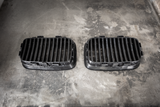 E36 (92-95) Matte Black Kidney Grille Set - 51138122237, 51138122238