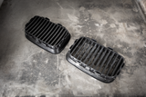 E36 (92-95) Matte Black Kidney Grille Set - 51138122237, 51138122238
