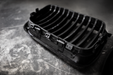 E36 (96-99) Matte Black Kidney Grille Set - 51138195151, 51138195152