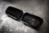 E36 (96-99) Matte Black Kidney Grille Set - 51138195151, 51138195152