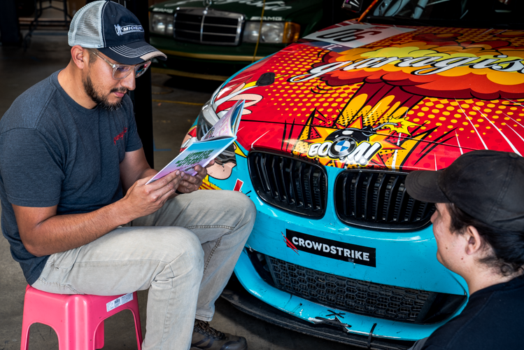 Garagistic Rome CP "ABC's of Drifting" Childrens Book-Merch and Apparel-grip-drift-Garagistic-bmw