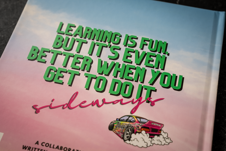 Garagistic Rome CP "ABC's of Drifting" Childrens Book-Merch and Apparel-grip-drift-Garagistic-bmw