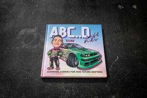 Garagistic Rome CP "ABC's of Drifting" Childrens Book-Merch and Apparel-grip-drift-Garagistic-bmw
