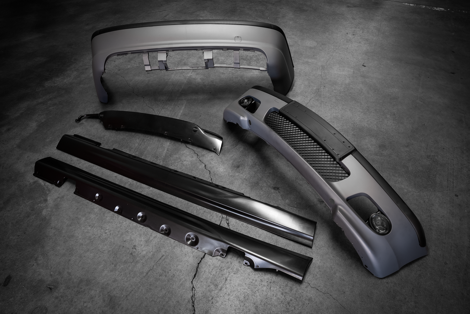 E46 Non-M ZHP MTech 2 Complete Body Kit - 2 Door Coupe/Convertible, 4 Door Sedan-Exterior Body Parts-grip-drift-4 Door-Garagistic-bmw