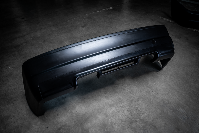 E46 Non-M M3 Style Rear Bumper - Coupe/Convertible, Sedan