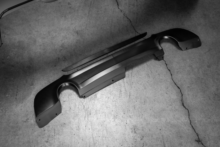 E92 MTech Rear Bumper with Diffuser - Without PDC-Exterior Body Parts-grip-drift-Garagistic-bmw