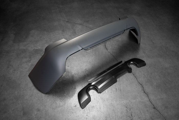E92 MTech Rear Bumper with Diffuser - Without PDC-Exterior Body Parts-grip-drift-Garagistic-bmw
