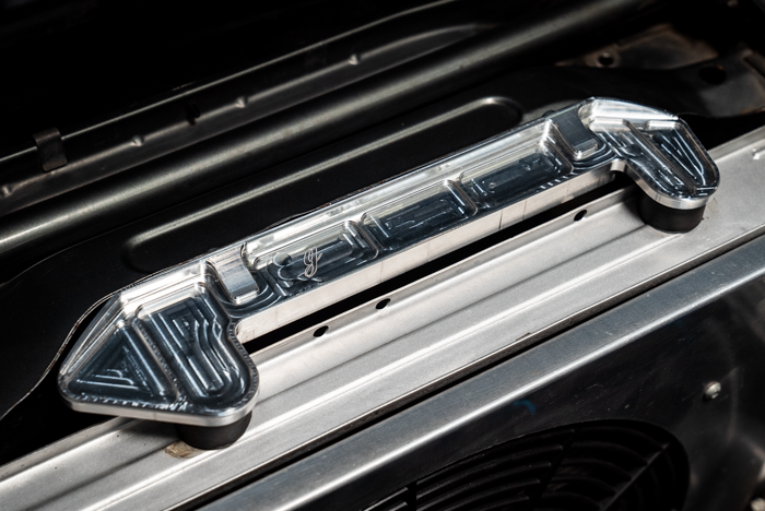 Billet E30 Radiator Bracket Mount - 17111709347-Engine Accessories-grip-drift-Clear Anodize-Garagistic-bmw