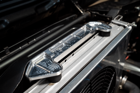 Billet E30 Radiator Bracket Mount - 17111709347-Engine Accessories-grip-drift-Clear Anodize-Garagistic-bmw