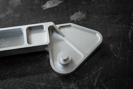 Billet E30 Radiator Bracket Mount - 17111709347-Engine Accessories-grip-drift-Clear Anodize-Garagistic-bmw