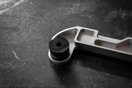 Billet E30 Radiator Bracket Mount - 17111709347-Engine Accessories-grip-drift-Clear Anodize-Garagistic-bmw