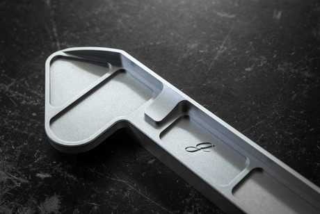Billet E30 Radiator Bracket Mount - 17111709347-Engine Accessories-grip-drift-Clear Anodize-Garagistic-bmw