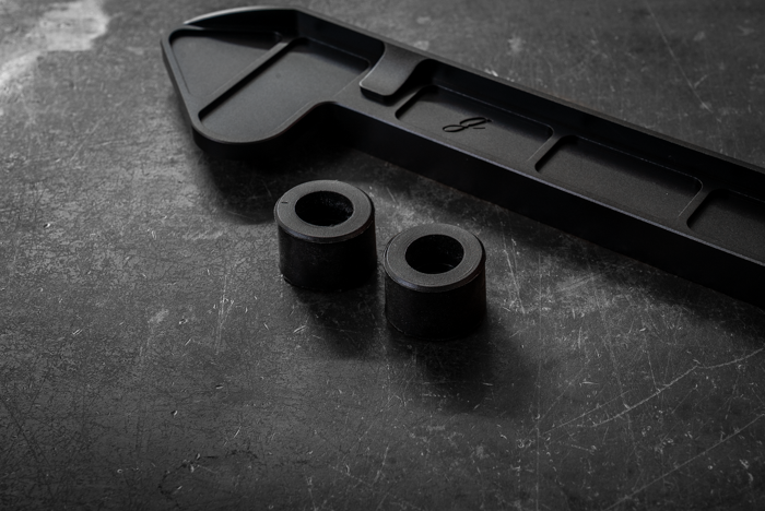 Billet E30 Radiator Bracket Mount - 17111709347-Engine Accessories-grip-drift-Clear Anodize-Garagistic-bmw