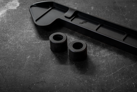 Billet E30 Radiator Bracket Mount - 17111709347-Engine Accessories-grip-drift-Clear Anodize-Garagistic-bmw