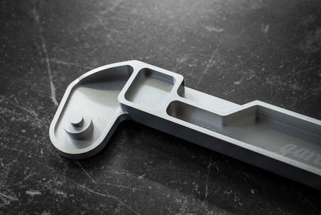 Billet E30 Radiator Bracket Mount - 17111709347-Engine Accessories-grip-drift-Clear Anodize-Garagistic-bmw