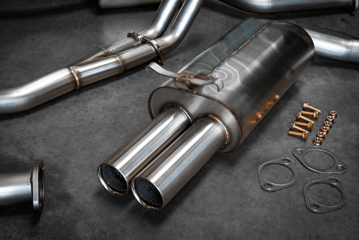 Mercedes 190E 16v (W201) 16v Full Exhaust System-Exhaust Parts-grip-drift-Yes-Garagistic-bmw